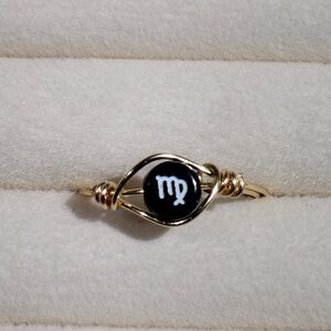 Virgo Zodiac Sign Ring | Adjustable Ring | Zodiac Ring | Virgo